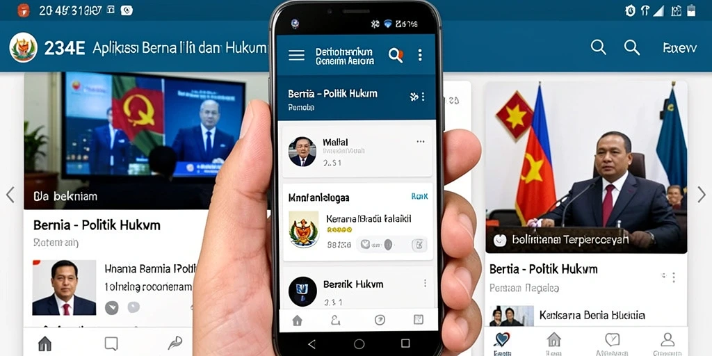 Tampilan antarmuka pengguna aplikasi 234E yang informatif dan menarik.