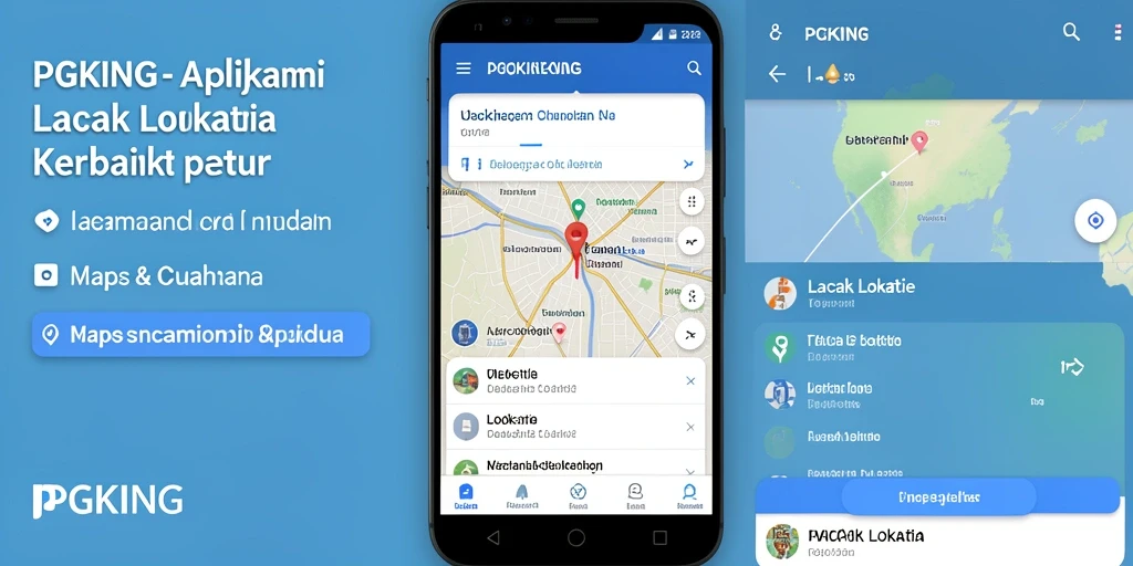 Antarmuka pengguna PGKING yang intuitif dan informatif.